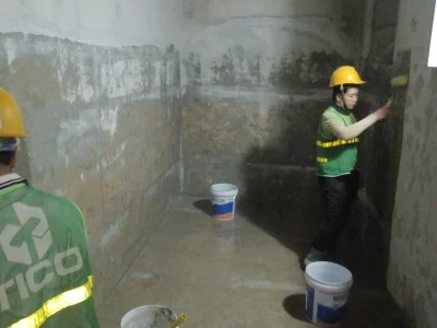 Thi công chống thấm bằng Mixseal 230