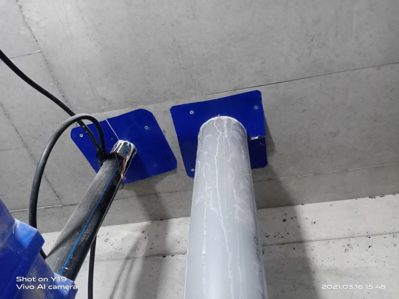 Hướng dẫn chống thấm cổ ống xuyên vách hiệu quả 5 Cổ ống xuyên vách sau khi đã thi công chống thấm xong