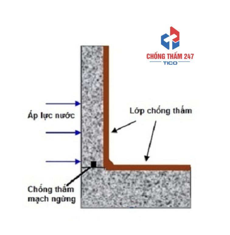 Báo Giá Chống Thấm Ngược Mới Nhất 2025 2 Báo giá chống thấm ngược - mô tả thi công chống thấm ngược bằng màng