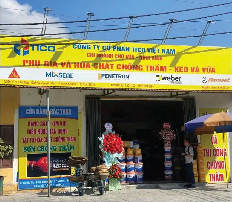 Đại lý phân phối chống thấm của Chống thấm 247 TICO
