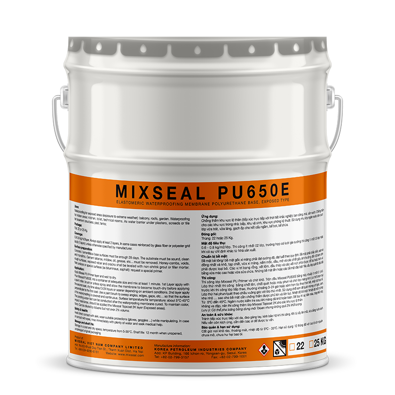 Màng chống thấm Mixseal Pu650e