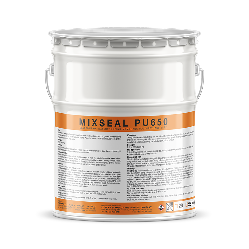 Màng chống thấm Mixseal Pu650e