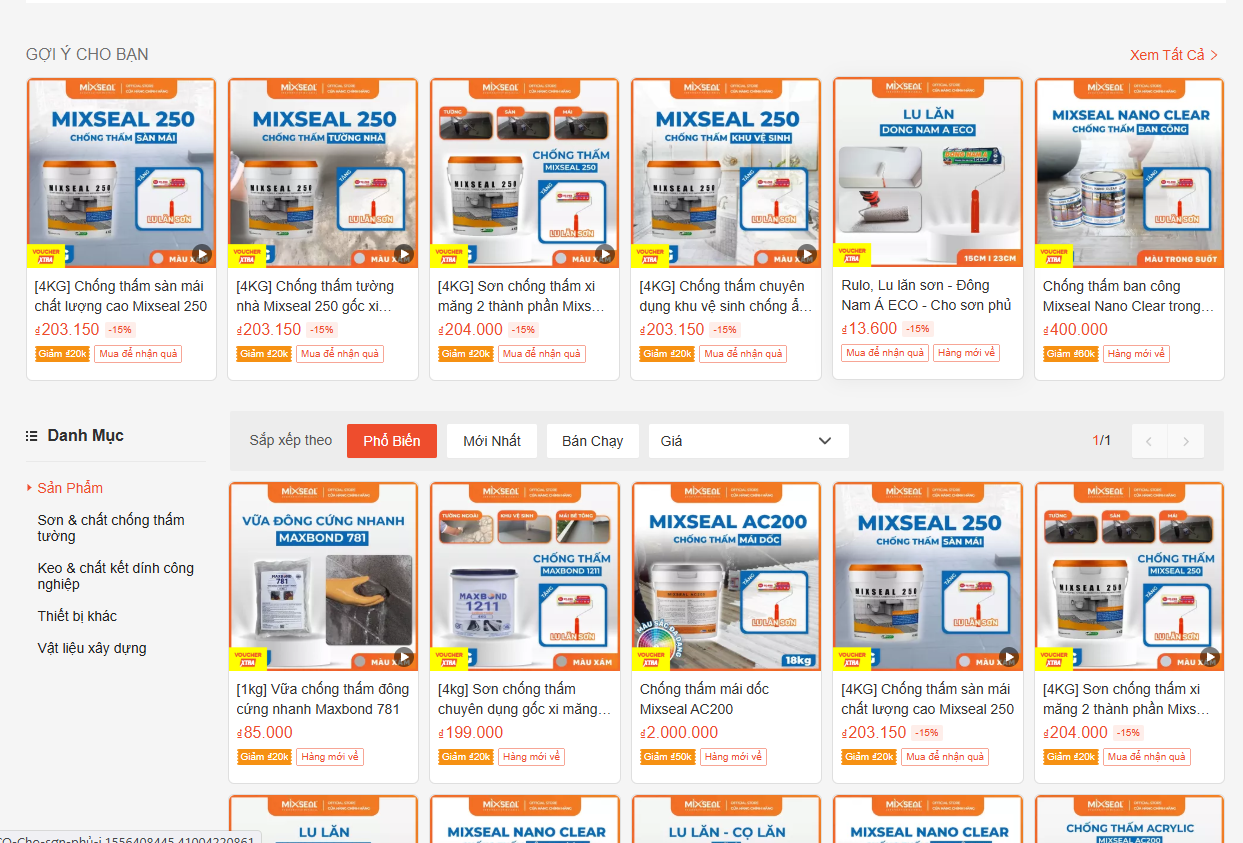 Chống thấm 247 tại Shopee